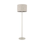 Beżowa lampa podłogowa 1xE27 modern classic  CEDRO