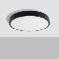 LAMPAMI - plafon led, lampa sufitowa ledowa, plafon czarny nowoczesny, lampa na korytarz, lampa biurowa Plafon ONYX 60 czarny LED 3000K