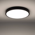 LAMPAMI - plafon led, lampa sufitowa ledowa, plafon czarny nowoczesny, lampa na korytarz, lampa biurowa Plafon ONYX 60 czarny LED 3000K