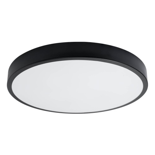 LAMPAMI - plafon led, lampa sufitowa ledowa, plafon czarny nowoczesny, lampa na korytarz, lampa biurowa Plafon ONYX 60 czarny LED 3000K