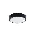 LAMPAMI - plafon led, lampa sufitowa ledowa, plafon sufitowy nowoczesny ONYX 30 czarny LED 3000K