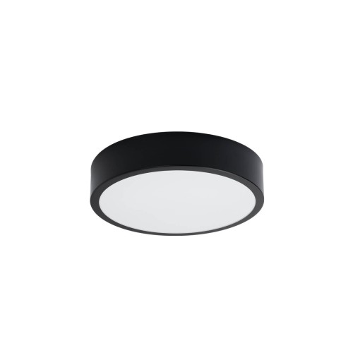 LAMPAMI - plafon led, lampa sufitowa ledowa, plafon sufitowy nowoczesny ONYX 30 czarny LED 3000K
