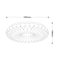 LAMPAMI - lampa na korytarz Zivora 33 cm biały LED 4000K szkic