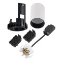 LAMPAMI - lampa sufitowa tuba, tuby sufitowe, biała lampa tuba, tuba sufitowa biała MONO SLIDE TRIMLESS