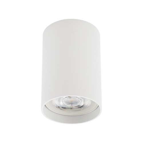 LAMPAMI - lampa sufitowa tuba, tuby sufitowe, biała lampa tuba, tuba sufitowa biała MONO SLIDE TRIMLESS