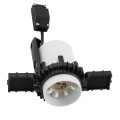 LAMPAMI - lampa sufitowa tuba, tuby sufitowe, biała lampa tuba, tuba sufitowa biała MONO SLIDE TRIMLESS