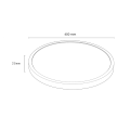 LAMPAMI - plafon led, lampa sufitowa ledowa, nowoczesny plafon led, lampa kuchenna California LED CCT szkic