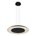 LAMPAMI - żyrandol ledowy, żyrandol do salonu, lampa do salonu nowoczesna, żyrandol led do salonu, lampa ledowa do salonu Piattino Czarny 30W LED 3000K-4000k-6000K