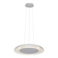 LAMPAMI - żyrandol ledowy, żyrandol do salonu, lampa do salonu nowoczesna, żyrandol led do salonu, lampa ledowa do salonu Piattino Biały 30W LED 3000K-4000k-6000K