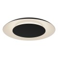 LAMPAMI - lampa ledowa sufitowa, lampa kuchenna, lampa do salonu nowoczesna, lampa ledowa do salonu Piattino Czarny 30W LED 3000K-4000k-6000K