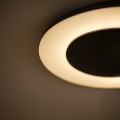 LAMPAMI - lampa ledowa sufitowa, lampa kuchenna, lampa do salonu nowoczesna, lampa ledowa do salonu Piattino Czarny 30W LED 3000K-4000k-6000K