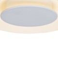 LAMPAMI - lampa ledowa sufitowa, lampa kuchenna, lampa do salonu nowoczesna, lampa ledowa do salonu Piattino Biały 30W LED 3000K-4000k-6000K