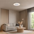 LAMPAMI - lampa ledowa sufitowa, lampa kuchenna, lampa do salonu nowoczesna, lampa ledowa do salonu Piattino Biały 30W LED 3000K-4000k-6000K