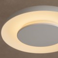 LAMPAMI - lampa ledowa sufitowa, lampa kuchenna, lampa do salonu nowoczesna, lampa ledowa do salonu Piattino Biały 30W LED 3000K-4000k-6000K