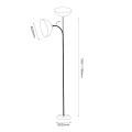 LAMPAMI - nowoczesna lampa podłogowa ZACK CASHMERE szkic