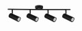 LAMPAMI - czarna lampa sufitowa, lampa przysufitowa spot, lampa sufitowa do salonu, lampa do kuchni, lampa na korytarz - COLLY