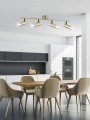 LAMPAMI - złota lampa sufitowa, lampa przysufitowa spot, lampa sufitowa do salonu, lampa do kuchni, lampa na korytarz - COLLY
