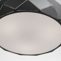 LAMPAMI - czarna lampa wisząca, lampa sufitowa wisząca, lampa nad okrągły stół, lampa do salonu nowoczesna REUS