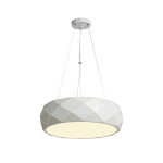 Biała lampa wisząca 120 cm 3xE27 REUS 