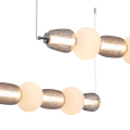 LAMPAMI - nowoczesna lampa ledowa wisząca, lampa do salonu, lampa nad stół, dekoracyjna lampa wisząca  CARO SMOKED 42W LED