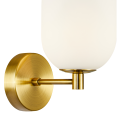 LAMPAMI - lampa ścienna, kinkiet do salonu, złoty kinkiet na ścianę, kinkiet do sypialni, kinkiet glamour