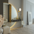LAMPAMI - lampa ścienna, kinkiet do salonu, złoty kinkiet na ścianę, kinkiet do sypialni, kinkiet glamour