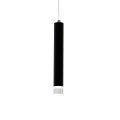 LAMPAMI - lampa nad wyspę, pojedyncza lampa wisząca, lampa wisząca czarna, lampa do sypialni tuba sufitowa wisząca  CARBON 1X5W LED