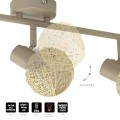 LAMPAMI - kaszmirowa lampa sufitowa, lampa przysufitowa spot, lampa sufitowa boho, lampa do kuchni, lampa do przedpokoju DEX
