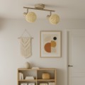 LAMPAMI - kaszmirowa lampa sufitowa, lampa przysufitowa spot, lampa sufitowa boho, lampa do kuchni, lampa do przedpokoju DEX