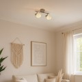 LAMPAMI - kaszmirowa lampa sufitowa, lampa przysufitowa spot, lampa sufitowa boho, lampa do kuchni, lampa do przedpokoju DEX