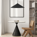 LAMPAMI - lampa nad okragły stół, lampa do jadalni, lampa nowoczesna wisząca, czarna lampa wisząca CAPITAL BLACK