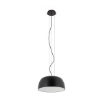 Czarna lampa nad stół wisząca 160 cm 3xE27 SATELLITE S 