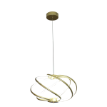 Lampa ledowa do salonu wisząca złota 150 cm Kandor LED CCT