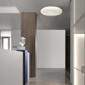 LAMPAMI - plafon led, lampa sufitowa ledowa, nowoczesny plafon led, lampa kuchenna, lampa na korytarz Zivora 40 cm biały LED 4000K