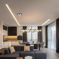 LAMPAMI - lampa wisząca nowoczesna, lampa ledowa, nowoczesna lampa do salonu,  lampa ledowa wisząca BOLLA SMOKED 32W LED