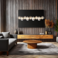 LAMPAMI - lampa wisząca nowoczesna, lampa ledowa, nowoczesna lampa do salonu,  lampa ledowa wisząca BOLLA SMOKED 32W LED