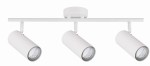 Biała lampa sufitowa potrójna listwa regulowana 3xGU10 15W COLLY 