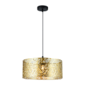LAMPAMI - lampa nad stół do jadalni, lampa wisząca złota, nowoczesna lampa sufitowa do salonu, żyrandol złoty Blossom
