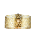 LAMPAMI - lampa nad stół do jadalni, lampa wisząca złota, nowoczesna lampa sufitowa do salonu, żyrandol złoty Blossom