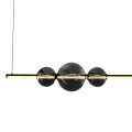 LAMPAMI - lampa ledowa wisząca, lampa ledowa biżuteryjna, lampa do jadalni, lampa wisząca ledowa klosze szklane kule KUGEL 30W LED