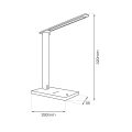 LAMPAMI - lampka biurkowa Post biały 5W LED szkic