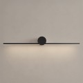 LAMPAMI - kinkiet łazienkowy ledowy, kinkiet łazienkowy czarny, lampa do łazienki, kinkiet nad lustro Artist Czarny 9W LED 60cm