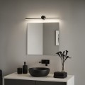 LAMPAMI - kinkiet łazienkowy ledowy, kinkiet łazienkowy czarny, lampa do łazienki, kinkiet nad lustro Artist Czarny 9W LED 60cm