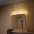 LAMPAMI - kinkiet łazienkowy ledowy, kinkiet łazienkowy biały, lampa do łazienki, kinkiet nad lustro Artist biały 9W LED 60cm