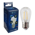 LAMPAMI - żarówka, żarówka ledowa dekoracyjna żarówka Filamentowa LED 1W ST45 E27 2700K