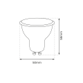 LAMPAMI - żarówka ledowa, żarówka LED GU10 3000K 12W 800lm - szkic