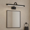 LAMPAMI - kinkiet łazienkowy ledowy, kinkiet łazienkowy czarny, lampa do łazienki, kinkiet nad lustro VINCI 12W 40cm