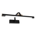 LAMPAMI - kinkiet łazienkowy ledowy, kinkiet łazienkowy czarny, lampa do łazienki, kinkiet nad lustro VINCI 12W 40cm