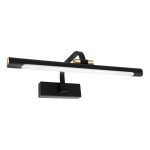 Kinkiet nad lustro łazienkowy IP44 czarny ledowy 40 VINCI 12W LED