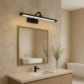 LAMPAMI - kinkiet łazienkowy ledowy, kinkiet łazienkowy czarny, lampa do łazienki, kinkiet nad lustro VINCI 15W 60cm
